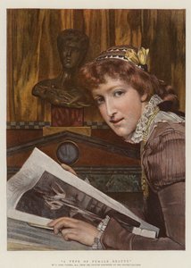 女性の美しさのタイプ（クロモリト） 作： Lawrence Alma Tadema